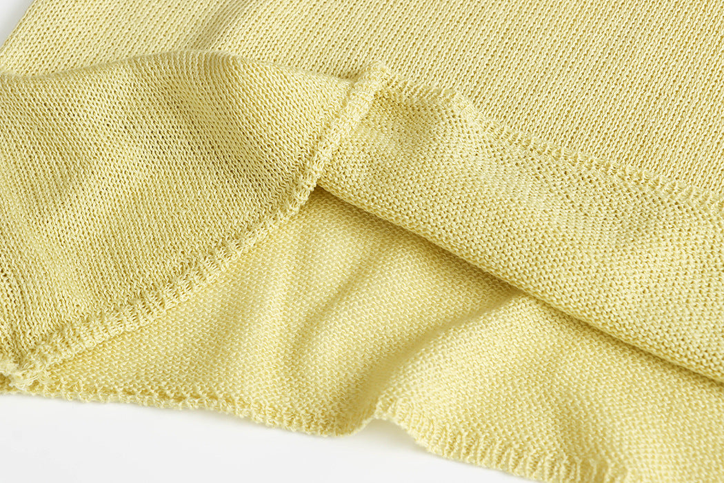 Crew Neck Sun Protection Knitwear